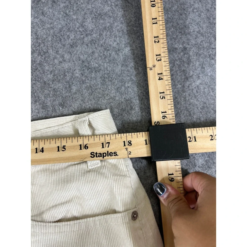 VTG 90s Levis 505 Corduroy Pants Mens 36x32 Beige Utility Regular Straight Leg